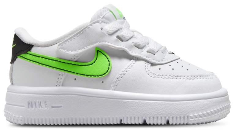 Nike Air Force 1 Low EasyOn - Boys' Toddler White/Green Strike/Black product view