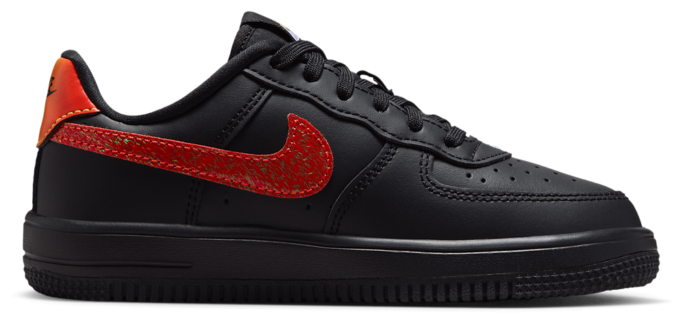 Nike Air Force 1 Low - Girls' Preschool Black/Purple product view