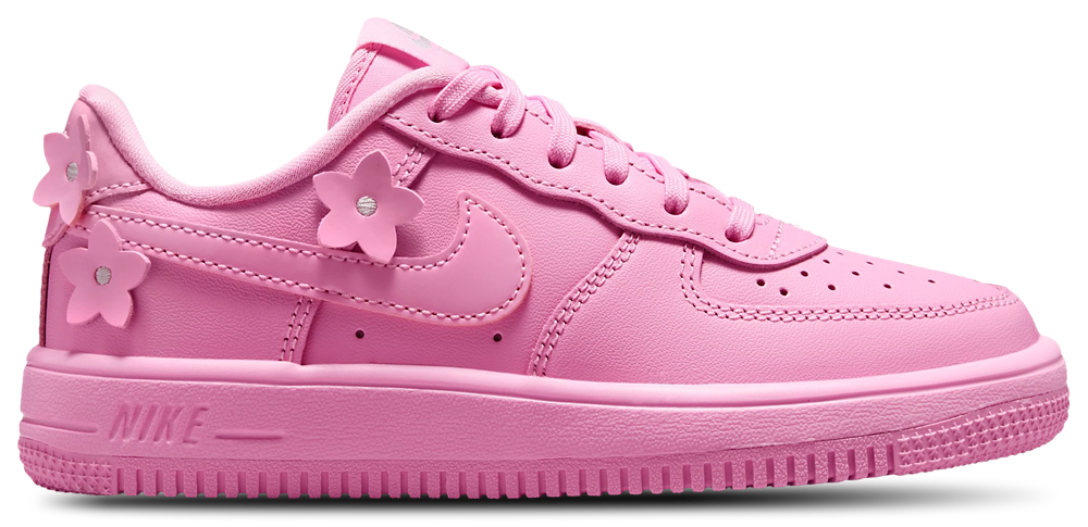 Nike Air Force 1 Low - Girls' Preschool Silver/Pink product view