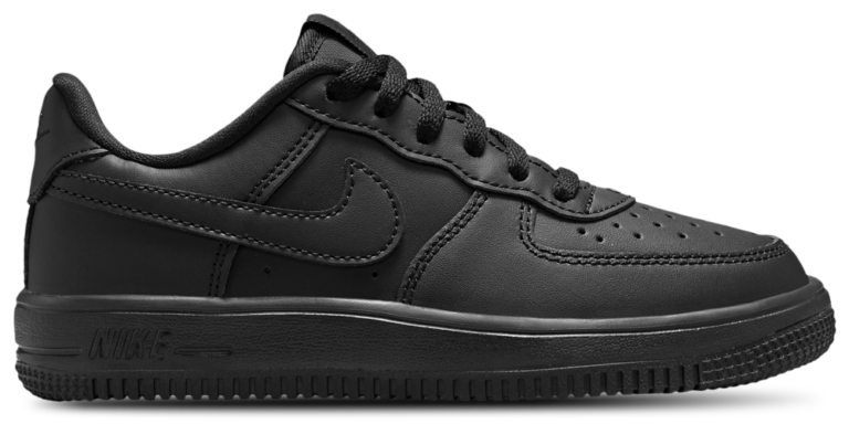 Nike Air Force 1 Low Lace - Boys' Preschool Black/Black product view