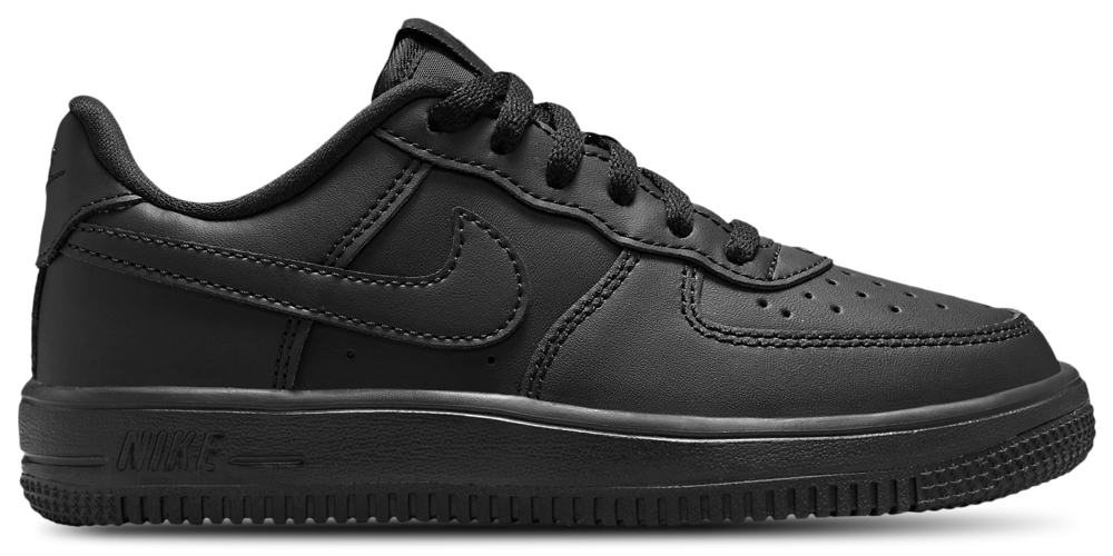 Nike Air Force 1 Low Lace - Boys' Preschool Black/Black product view