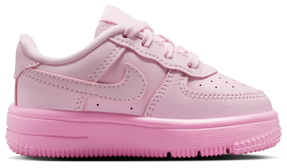 Nike Air Force 1 Low Lace - Boys' Toddler Pink Foam/Pink Foam/Pink Rise product view