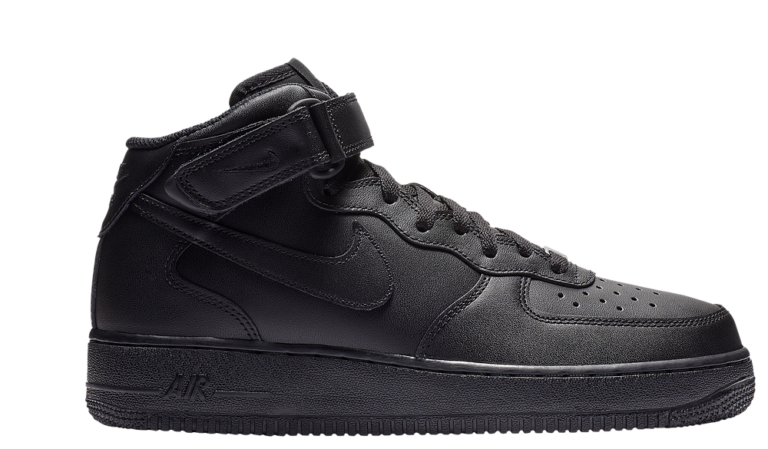 Nike Air Force 1 Mid '07 LE - Men's Black/Black product view