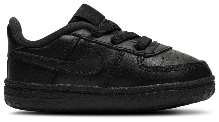 Nike Air Force One Crib - Boys' Infant Black/Black/Black product view