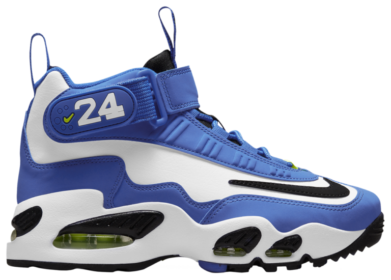 Nike Air Griffey Max OG - Boys' Grade School Blue/Black/Volt product view