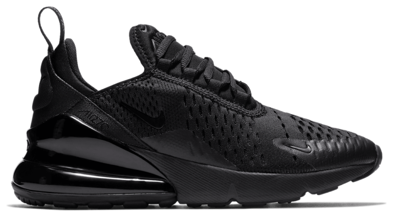 Nike Air Max 270 - Boys' Grade School Black/Black/Black product view