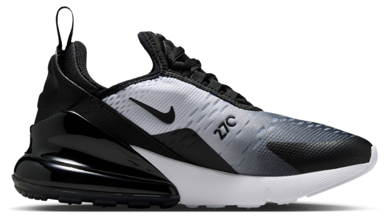 Nike Air Max 270 - Boys' Grade School Black/Black/White product view