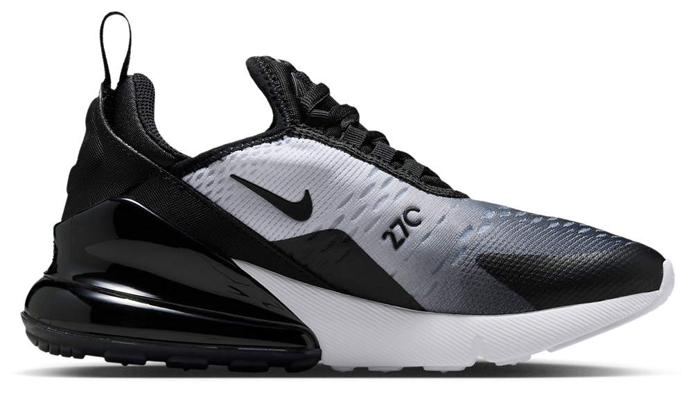 Nike Air Max 270 - Boys' Grade School Black/Black/White product view