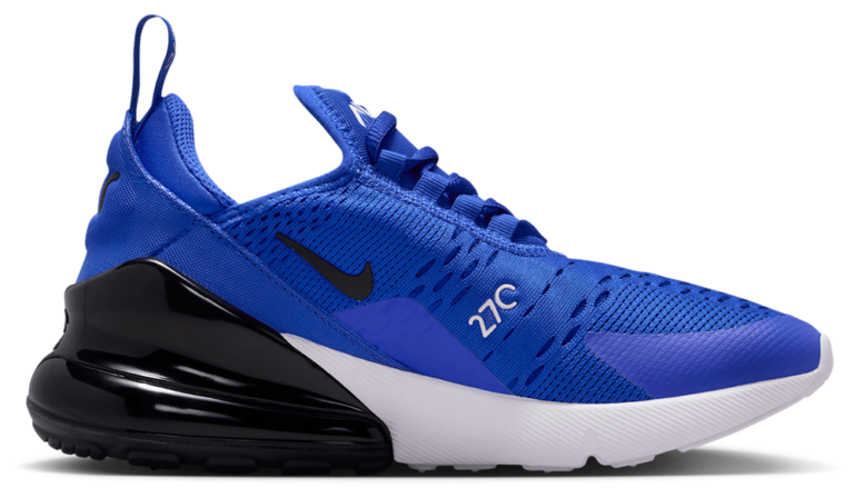 Nike Air Max 270 - Boys' Grade School Racer Blue/Black/White product view