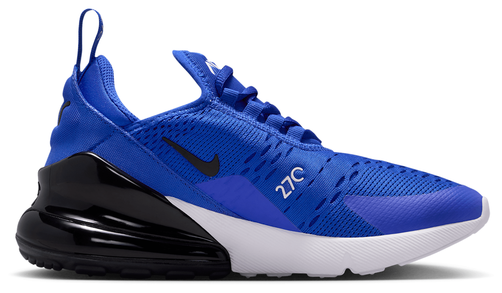 Nike Air Max 270 - Boys' Grade School Racer Blue/Black/White product view