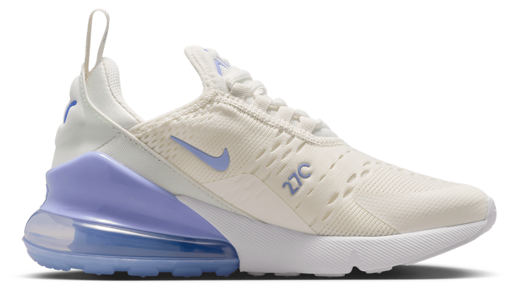 Nike Air Max 270 - Boys' Grade School Sail/Lt Thistle/Sapphire product view