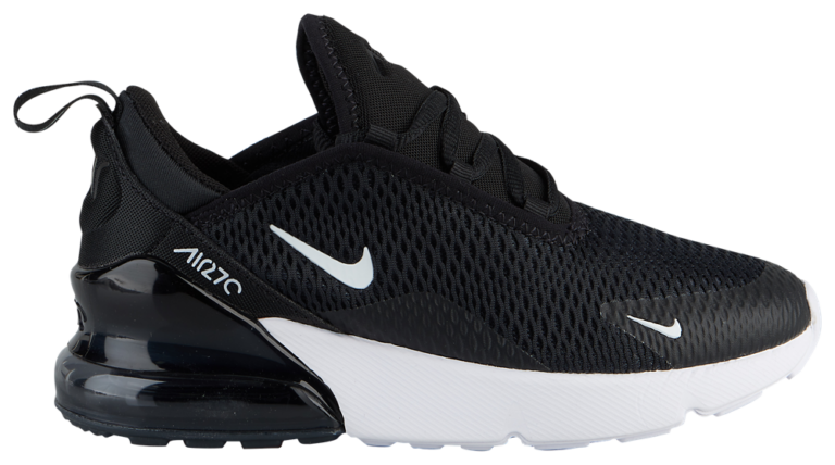 Nike Air Max 270 - Boys' Preschool Black/White/Anthracite product view