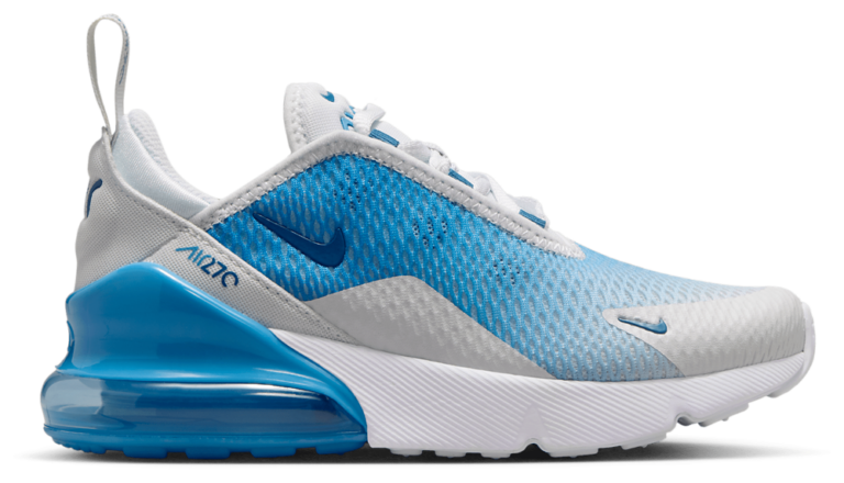 Nike Air Max 270 - Boys' Preschool Off White/Court Blue/Dutch Blue product view