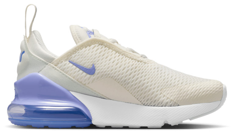 Nike Air Max 270 - Boys' Preschool Sail/Lt Thistle/Sapphire product view