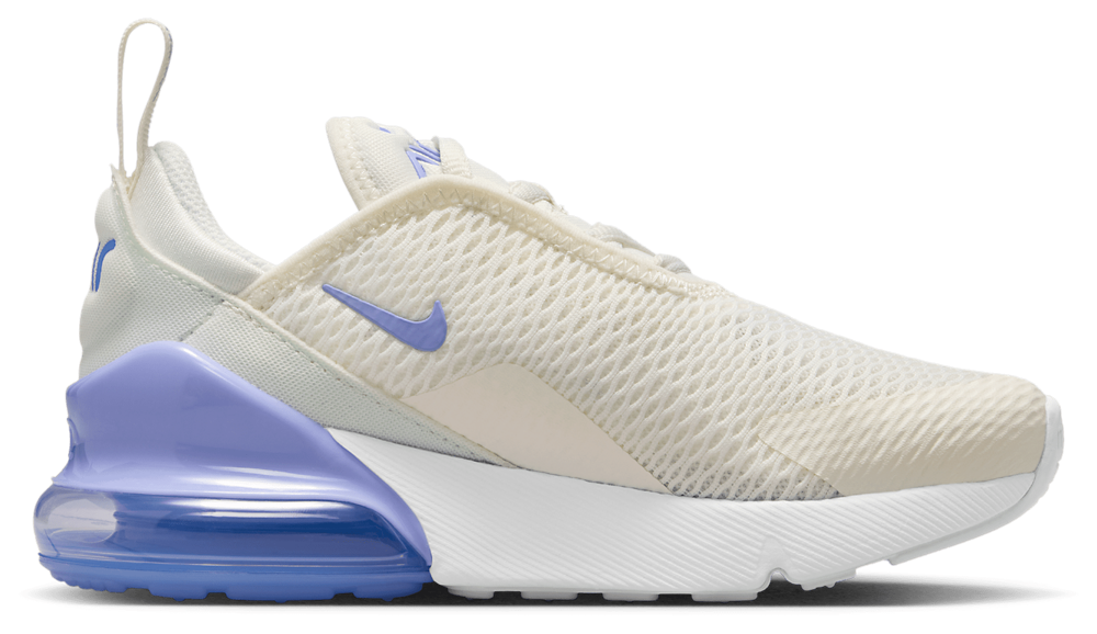 Nike Air Max 270 - Boys' Preschool Sail/Lt Thistle/Sapphire product view