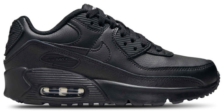 Nike Air Max 90 - Boys' Grade School Black/Black/White product view