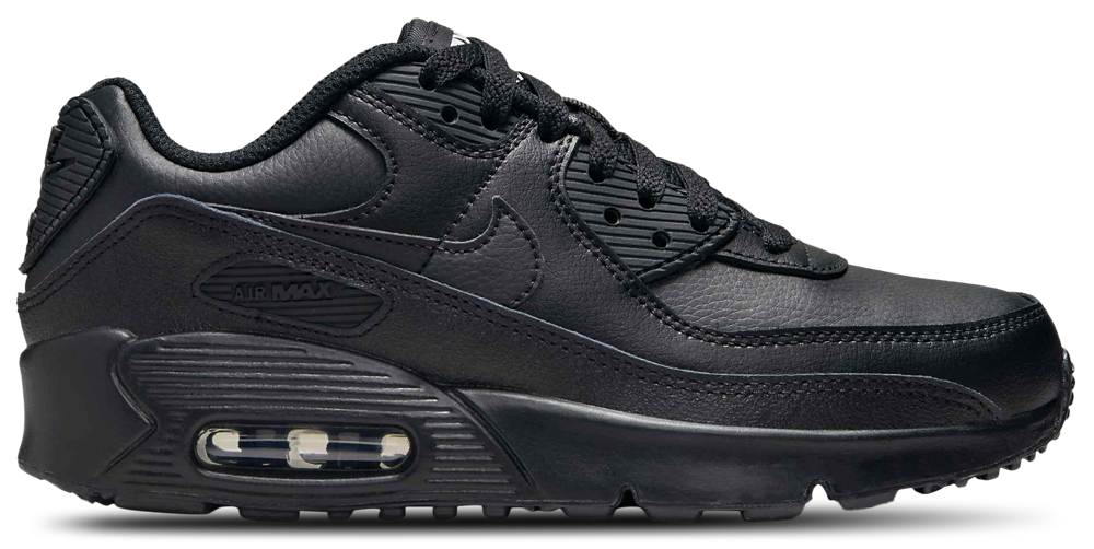 Nike Air Max 90 - Boys' Grade School Black/Black/White product view