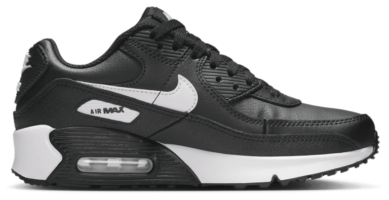 Nike Air Max 90 - Boys' Grade School Black/Black/White product view