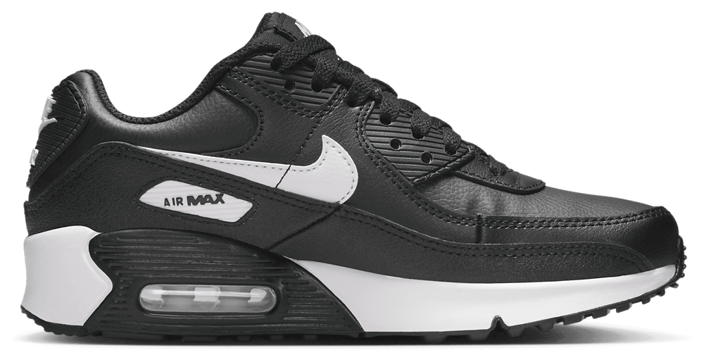 Nike Air Max 90 - Boys' Grade School Black/Black/White product view