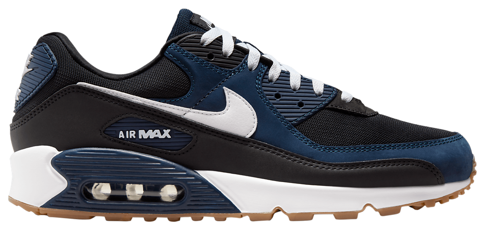 Nike Air Max 90 - Men's Midnight Navy/White/Gum Medium Brown product view
