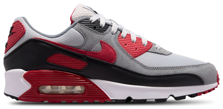 Nike Air Max 90 - Men's White/Grey/Red product view