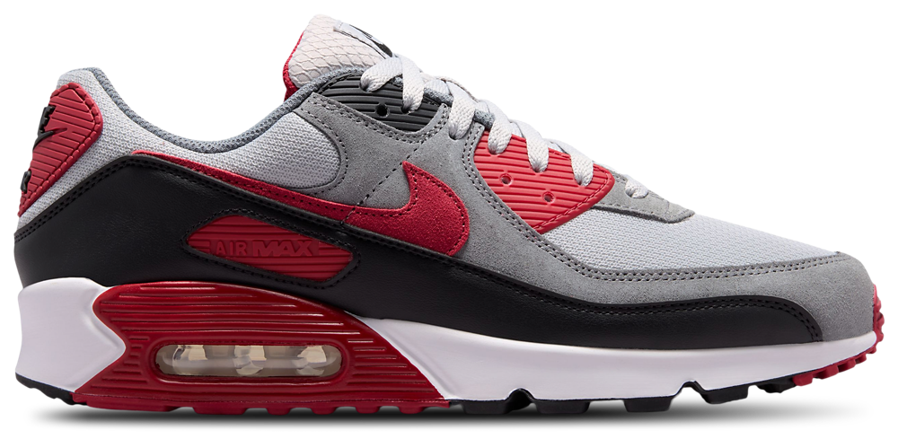 Nike Air Max 90 - Men's White/Grey/Red product view
