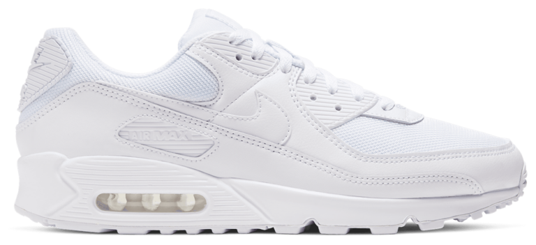Nike Air Max 90 - Men's White/White/Wolf Grey product view