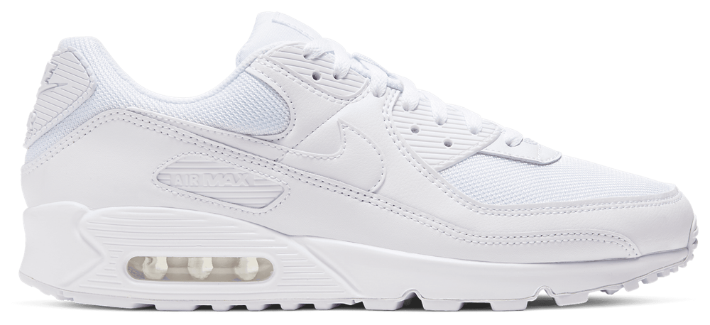 Nike Air Max 90 - Men's White/White/Wolf Grey product view