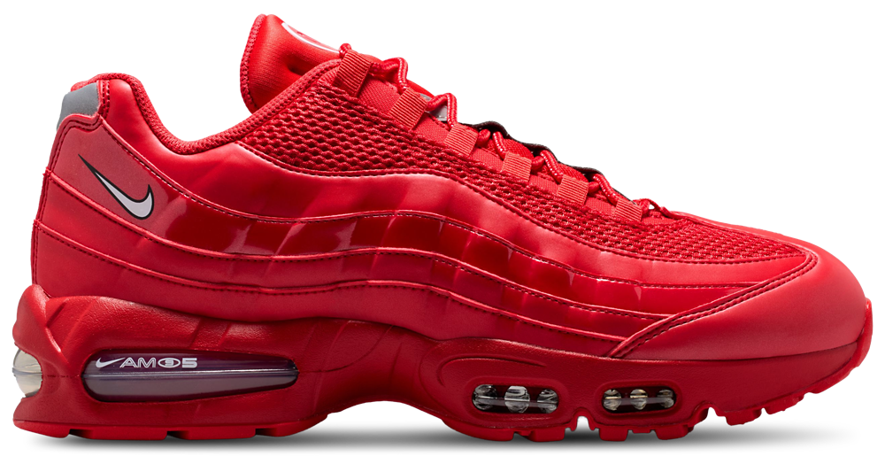 Nike Air Max 95 Big Bubble - Men's Black/White/University Red product view
