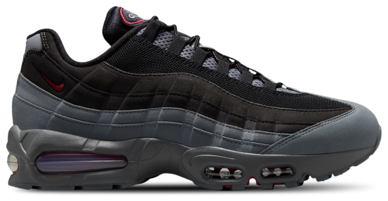 Nike Air Max 95 Big Bubble - Men's Tough Red/Smoke Grey/Black product view
