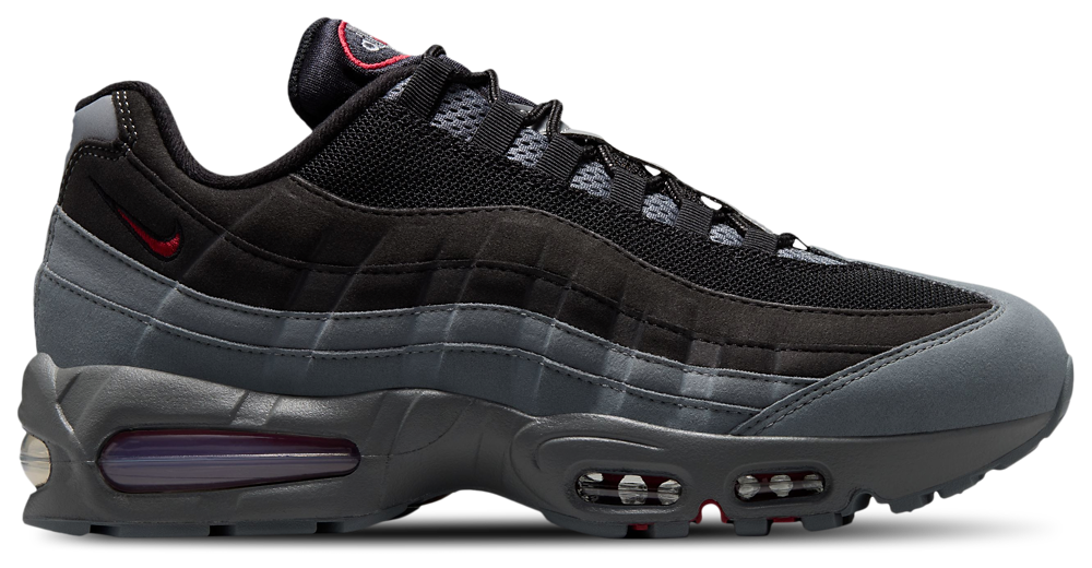 Nike Air Max 95 Big Bubble - Men's Tough Red/Smoke Grey/Black product view