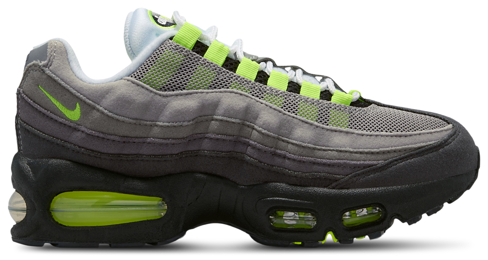Nike Air Max 95 - Boys' Grade School Black/Neon Yellow/Anthracite product view