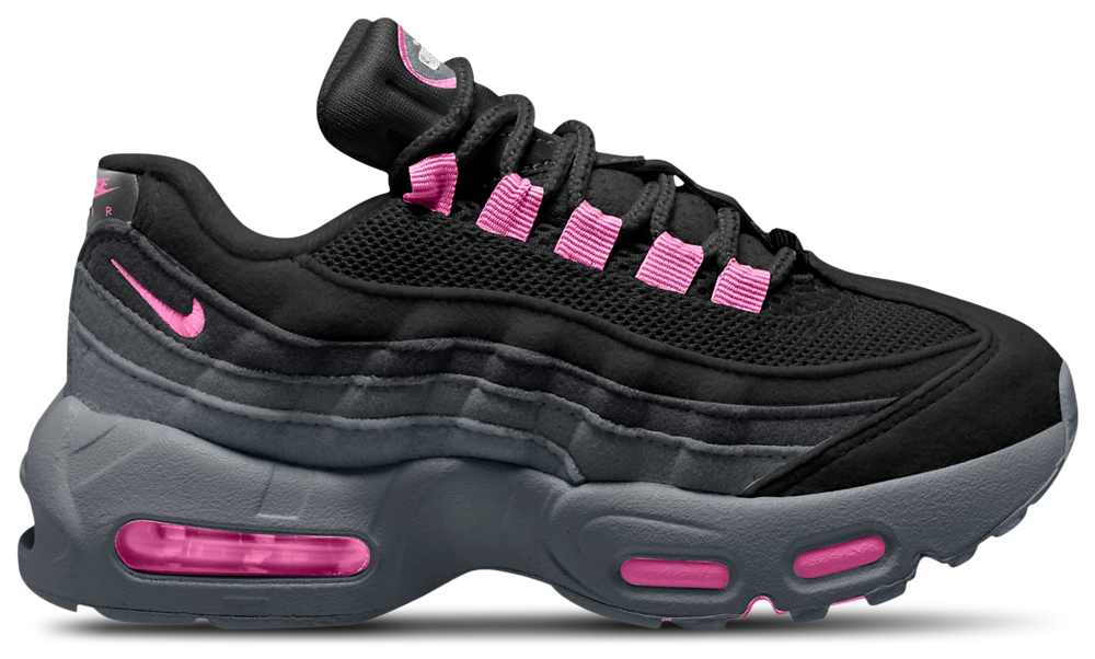 Nike Air Max 95 - Girls' Preschool Playful Pink/Cool Gray/Black product view
