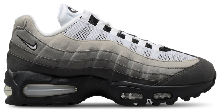 Nike Air Max 95 - Men's Black/White/Med Ash Gray product view
