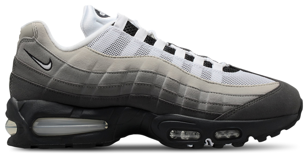 Nike Air Max 95 - Men's Black/White/Med Ash Gray product view