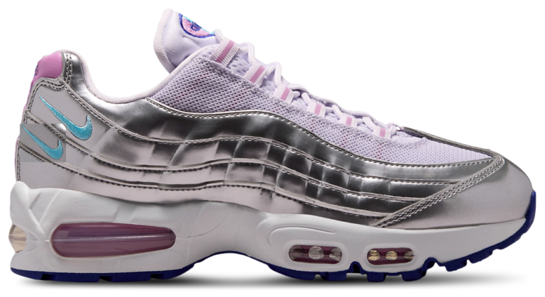 Nike Air Max 95 - Women's Silver/Pink/White product view