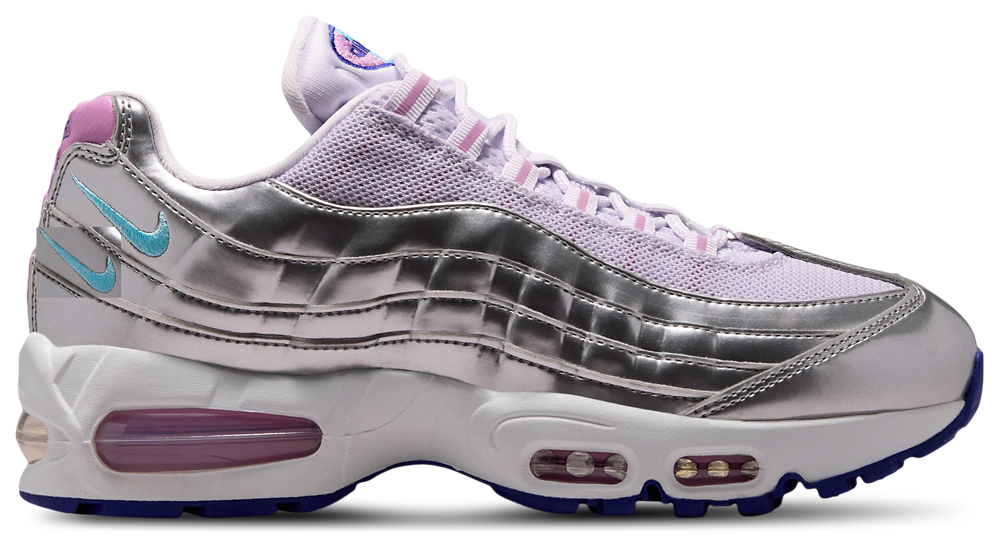Nike Air Max 95 - Women's Silver/Pink/White product view