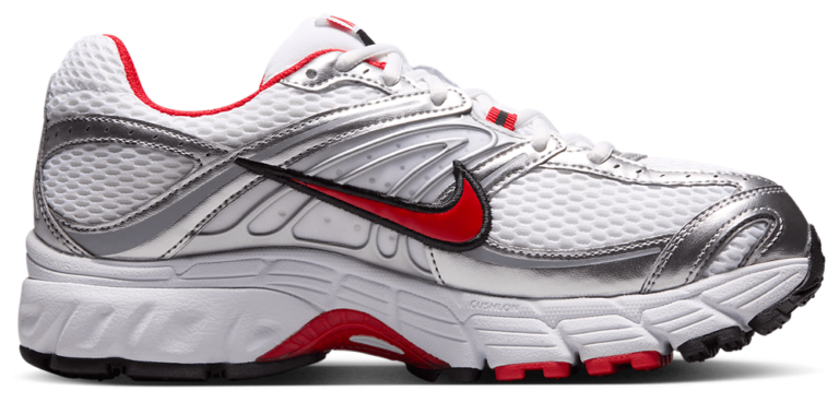Nike Air Max Moto 2K - Women's White/Univ Red/Mtlc Silver product view