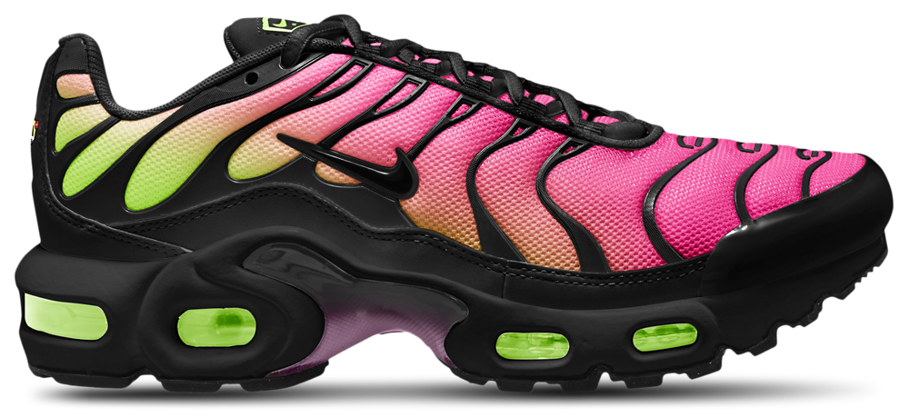 Nike Air Max Plus - Girls' Grade School Black/Black/Hyper Pink product view