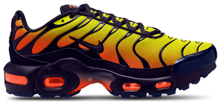 Nike Air Max Plus - Girls' Grade School Yellow/Black product view