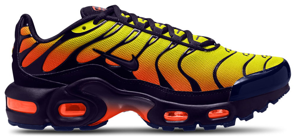 Nike Air Max Plus - Girls' Grade School Yellow/Black product view