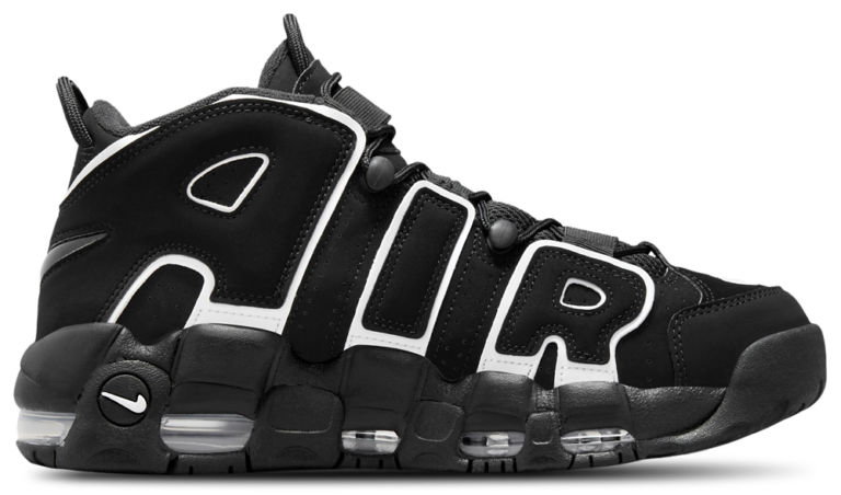 Nike Air More Uptempo '96 - Men's Black/White product view