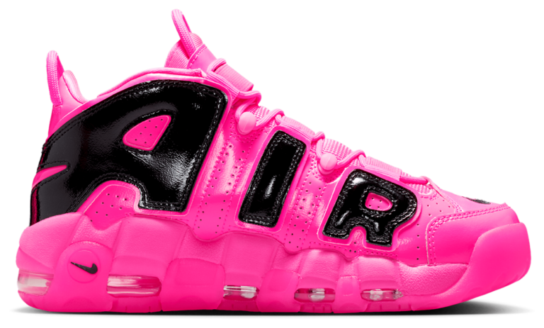 Nike Air More Uptempo SE NA7 - Women's Pink Blast/Pink Blast/Black product view