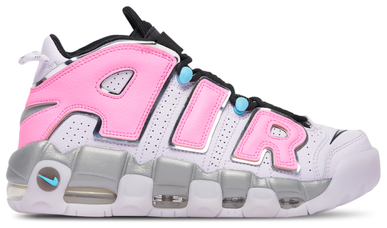 Nike Air More Uptempo - Women's Pink/Silver product view