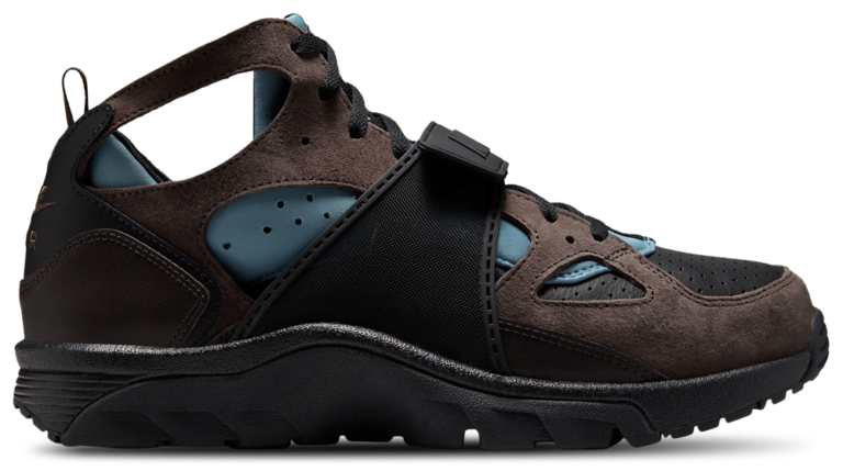 Nike Air Trainer Huarache - Men's Black/Baroque Brown/Smokey Blue product view