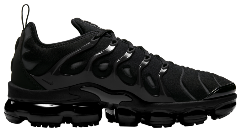 Nike Air Vapormax Plus - Men's Black/Black/Dark Grey product view
