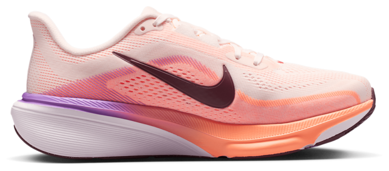 Nike Air Zoom Pegasus 42 Wide - Women's Orange Pulse/Chalk/Tattoo product view