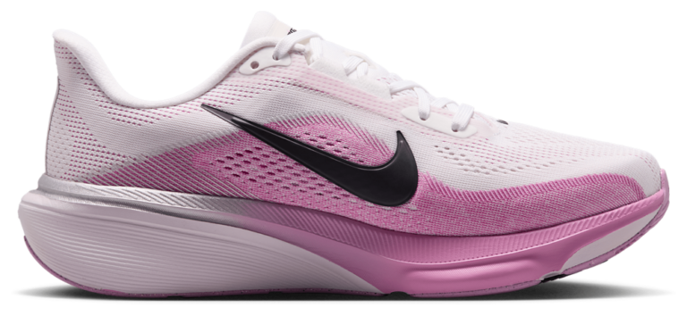Nike Air Zoom Pegasus 42 Wide - Women's White/Black/Lt Magenta product view