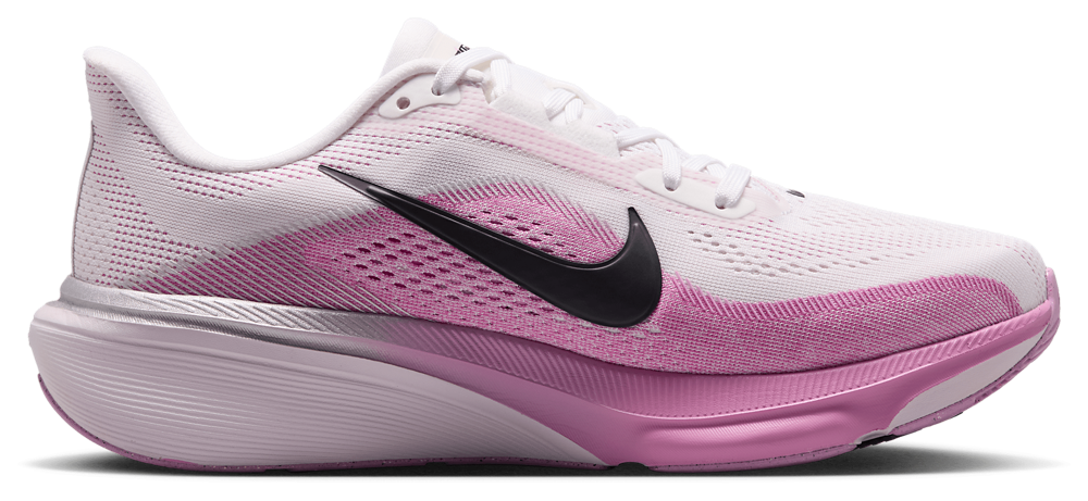 Nike Air Zoom Pegasus 42 Wide - Women's White/Black/Lt Magenta product view