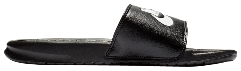 Nike Benassi JDI Slides - Men's Black/White product view
